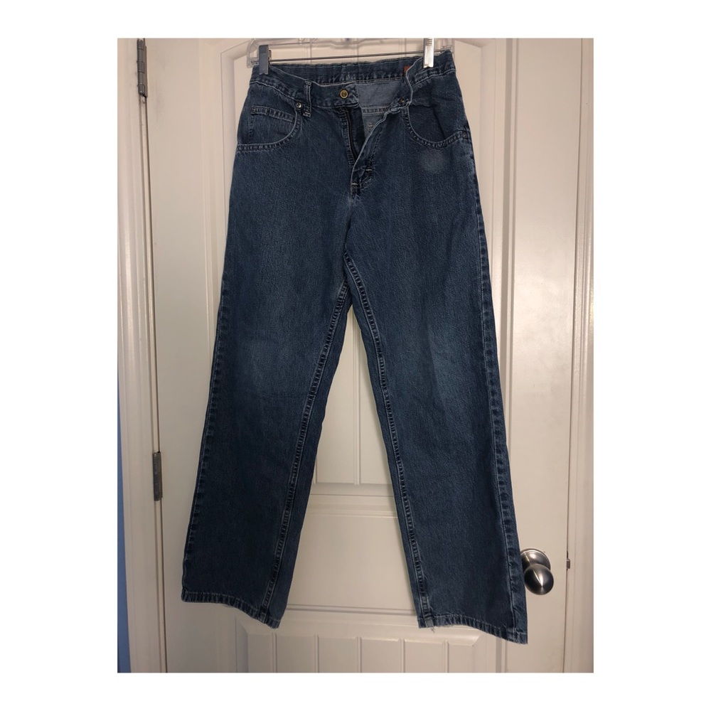 Baggy straight leg jeans